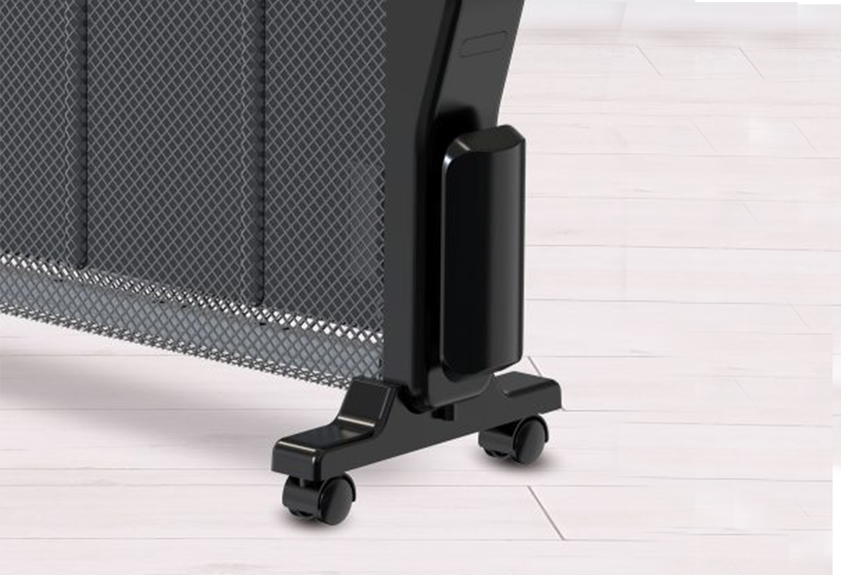 Απεικονίζεται ο θερμοπομπός να παράγει θερμότητα.